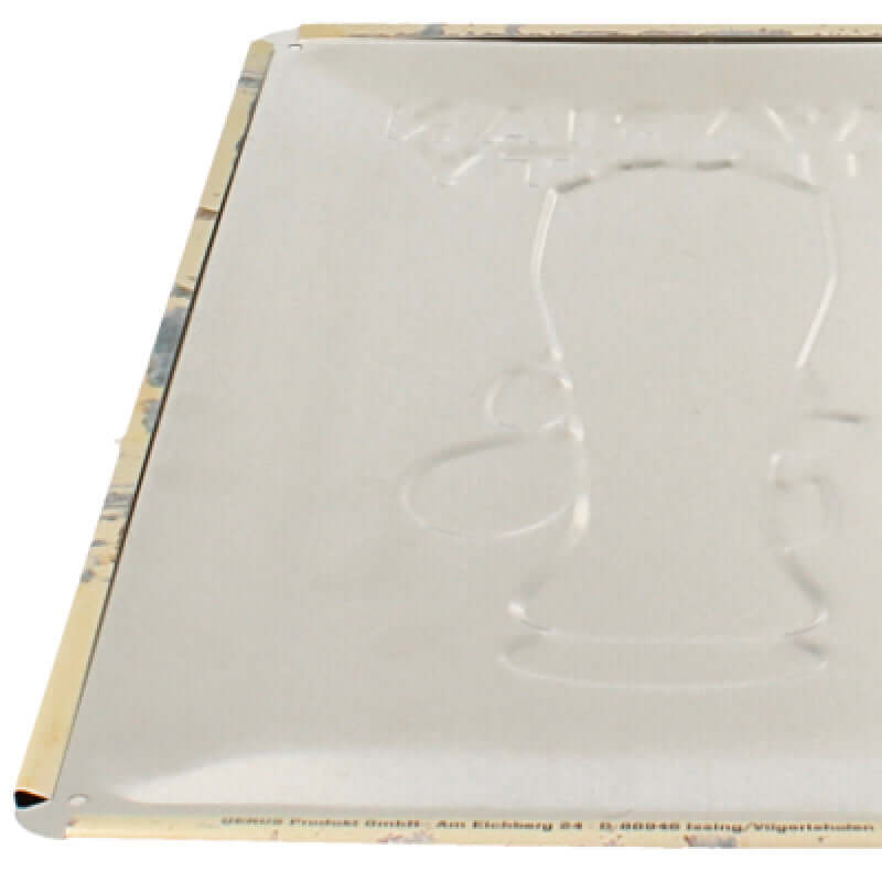 Fresh and Healthy Schild von hinten